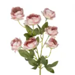 GloboStar® Artificial Garden PINK BRANCH PEONY 21296 Τεχνητό Διακοσμητικό Κλαδί Ρόζ Παιώνιας Y76cm - Image 3