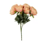 GloboStar® Artificial Garden PEONY FLOWER 21297 Τεχνητό Διακοσμητικό Μπουκέτο Κλαδιά Παιώνιας Μ35 x Π23 x Υ46cm - Image 2