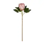 GloboStar® Artificial Garden PINK KING FLOWER BRANCH 21300 Τεχνητό Διακοσμητικό Κλαδί KING FLOWER Ρόζ Y70cm - Image 2