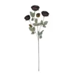 GloboStar® Artificial Garden PURPLE BRANCH 21301 Τεχνητό Διακοσμητικό Κλαδί Τριαντάφυλλα Μωβ Y60cm - Image 2