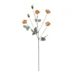 GloboStar® Artificial Garden PINK ROSE BRANCH 21302 Τεχνητό Διακοσμητικό Κλαδί Τριαντάφυλλα Ροζ Y80cm - Image 2