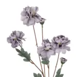 GloboStar® Artificial Garden PURPLE CHRYSANTHEMUM BRANCH 21303 Τεχνητό Διακοσμητικό Μωβ Κλαδί Χρυσάνθεμο Y83cm - Image 3