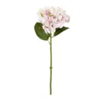 GloboStar® Artificial Garden PINK HYDRANGEA BRANCH 21318 Τεχνητό Διακοσμητικό Κλαδί Ροζ Ορτανσία Y48cm - Image 2