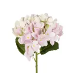 GloboStar® Artificial Garden PINK HYDRANGEA BRANCH 21318 Τεχνητό Διακοσμητικό Κλαδί Ροζ Ορτανσία Y48cm - Image 3