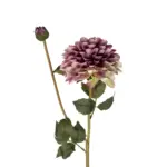 GloboStar® Artificial Garden PURPLE CHRYSANTHEMUM BRANCH 21322 Τεχνητό Διακοσμητικό Μωβ Κλαδί Χρυσάνθεμο Y70cm - Image 3