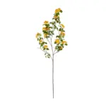 GloboStar® Artificial Garden ORANGE APRICOT BRANCH 21325 Τεχνητό Διακοσμητικό Πορτοκαλί Κλαδί Ροδακινίας Y100cm - Image 2
