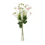 GloboStar® Artificial Garden PINK CANAION FLOWER BOUQUET 21327 Τεχνητό Διακοσμητικό Μπουκέτο Ροζ Κάννα Y60cm - Image 2