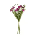 GloboStar® Artificial Garden PURPLE CHRYSANTHEMUM BOUQUET 21329 Τεχνητό Διακοσμητικό Μπουκέτο Μωβ Χρυσάνθεμο Y50cm - Image 2