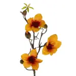 GloboStar® Artificial Garden ORANGE KAPOK BRANCH 21331 Τεχνητό Διακοσμητικό Κλαδί Πορτοκαλί Καποκ Y92cm - Image 3