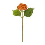 GloboStar® Artificial Garden ORANGE SEDUM BRANCH 21338 Τεχνητό Διακοσμητικό Κλαδί Πορτοκαλί Σέδο Y38cm - Image 2