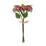 GloboStar® Artificial Garden HOT PINK SEDUM BOUQUET 21347 Τεχνητό Διακοσμητικό Μπουκέτο Ροζ Σέδο Y30cm - Image 2