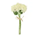 GloboStar® Artificial Garden WHITE HYACINTH BOUQUET 21351 Τεχνητό Διακοσμητικό Μπουκέτο Λευκός Υάκυνθος Y30cm - Image 2