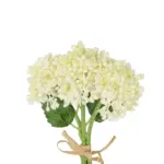 GloboStar® Artificial Garden WHITE HYACINTH BOUQUET 21351 Τεχνητό Διακοσμητικό Μπουκέτο Λευκός Υάκυνθος Y30cm - Image 3