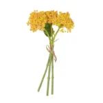 GloboStar® Artificial Garden YELLOW HYACINTH BOUQUET 21352 Τεχνητό Διακοσμητικό Μπουκέτο Κίτρινος Υάκυνθος Y30cm - Image 2