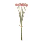 GloboStar® Artificial Garden PINK DANDELION BOUQET 21359 Τεχνητό Διακοσμητικό Ταραξάκο Μπουκέτο Y54cm - Image 2