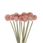 GloboStar® Artificial Garden PINK DANDELION BOUQET 21359 Τεχνητό Διακοσμητικό Ταραξάκο Μπουκέτο Y54cm - Image 3
