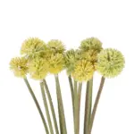 GloboStar® Artificial Garden PALE YELLOW DANDELION BOUQET 21363 Τεχνητό Διακοσμητικό Ταραξάκο Μπουκέτο Y54cm - Image 3