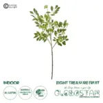 GloboStar® Artificial Garden GREEN EIGHT TREASURE FRUIT BRANCH 21373 Τεχνητό Διακοσμητικό Κλαδί Eight Tresure Πράσινο Y87cm