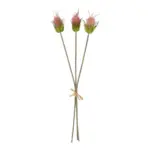 GloboStar® Artificial Garden PINK VELVET FRUIT BOUQET 21377 Τεχνητό Διακοσμητικό  Μπουκέτο Βερμπάσκο Y56cm - Image 2