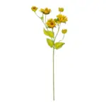 GloboStar® Artificial Garden YELLOW SUNFLOWER BRANCH 21379 Τεχνητό Διακοσμητικό Κλαδί Ηλιοτρόπιο Κίτρινο Y72cm - Image 2