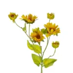 GloboStar® Artificial Garden YELLOW SUNFLOWER BRANCH 21379 Τεχνητό Διακοσμητικό Κλαδί Ηλιοτρόπιο Κίτρινο Y72cm - Image 3