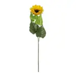 GloboStar® Artificial Garden YELLOW SUNFLOWER BRANCH 21381 Τεχνητό Διακοσμητικό Κλαδί Ηλιοτρόπιο Κίτρινο Y62cm - Image 2