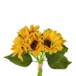 GloboStar® Artificial Garden YELLOW SUNFLOWER BRANCH 21385 Τεχνητό Διακοσμητικό Μπουκέτο Ηλιοτρόπιο Κίτρινο Y36cm - Image 3