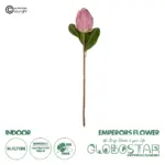 GloboStar® Artificial Garden PINK EMPERORS FLOWER BRANCH 21388 Τεχνητό Διακοσμητικό Κλαδί Emperors Flower Ροζ Y70cm