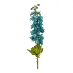 GloboStar® Artificial Garden BLUE DELPHINIUM FLOWER BRANCH 21394 Τεχνητό Διακοσμητικό Κλαδί Δελφίνιο Y48cm - Image 2