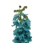 GloboStar® Artificial Garden BLUE DELPHINIUM FLOWER BRANCH 21394 Τεχνητό Διακοσμητικό Κλαδί Δελφίνιο Y48cm - Image 3