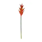 GloboStar® Artificial Garden RED PEACOCK BRANCH 21398 Τεχνητό Διακοσμητικό Κλαδί Κόκκινο πουλί του παραδείσου Y90cm - Image 2