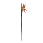 GloboStar® Artificial Garden ORANGE STELIZIA BRANCH 21399 Τεχνητό Διακοσμητικό Κλαδί  Πορτοκαλί Στρελίτζια Y82cm - Image 2