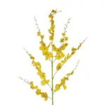 GloboStar® Artificial Garden YELLOW DANCE ORCHID BRANCH 21414 Τεχνητό Διακοσμητικό Κλαδί Κίτρινη Ορχιδέα Y110cm - Image 3