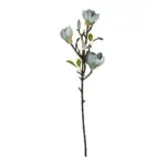 GloboStar® Artificial Garden BLUE MAGNOLIA BRANCH 21418 Τεχνητό Διακοσμητικό Κλαδί Μπλε Μανόλια Y72cm - Image 2