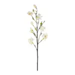 GloboStar® Artificial Garden WHITE YELLOW MAGNOLIA BRANCH 21419 Τεχνητό Διακοσμητικό Κλαδί Λευκή Κίτρινη Μανόλια Y108cm - Image 2