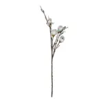 GloboStar® Artificial Garden LIGHT BLUE MAGNOLIA BRANCH 21420 Τεχνητό Διακοσμητικό Κλαδί Μπλε Μανόλια Y105cm - Image 2
