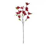 GloboStar® Artificial Garden RED MAGNOLIA BRANCH 21422 Τεχνητό Διακοσμητικό Κλαδί Κόκκινη Μανόλια Y86cm - Image 2