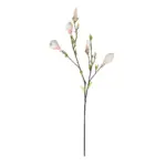 GloboStar® Artificial Garden CHAMPAGNE MAGNOLIA BRANCH 21423 Τεχνητό Διακοσμητικό Κλαδί Σαμπανί Μανόλια Y100cm - Image 2