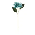 GloboStar® Artificial Garden BLUE MAGNOLIA BRANCH 21425 Τεχνητό Διακοσμητικό Κλαδί Μπλε Μανόλια Y80cm - Image 2