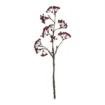 GloboStar® Artificial Garden RED HOLLY BERRIES FRUIT BRANCH 21427 Τεχνητό Διακοσμητικό Κλαδί Κόκκινο Γκί Y86cm - Image 2