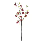 GloboStar® Artificial Garden RED HOLLY BERRIES FRUIT BRANCH 21430 Τεχνητό Διακοσμητικό Κλαδί Κόκκινο Γκί Y90cm - Image 2