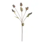 GloboStar® Artificial Garden POPPY FRUIT BRANCH 21432 Τεχνητό Διακοσμητικό Κλαδί Παπαρούνα Y62cm - Image 2
