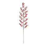 GloboStar® Artificial Garden RED BERRIES FRUIT BRANCH 21440 Τεχνητό Διακοσμητικό Κλαδί Κόκκινο Γκί Y96cm - Image 2