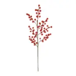 GloboStar® Artificial Garden RED BERRIES FRUIT BRANCH 21441 Τεχνητό Διακοσμητικό Κλαδί Κόκκινο Γκί Y66cm - Image 2
