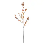 GloboStar® Artificial Garden ORANGE BERRIES FRUIT BRANCH 21443 Τεχνητό Διακοσμητικό Κλαδί Πορτοκαλί Γκί Y94cm - Image 2