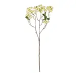 GloboStar® Artificial Garden WHITE BERRIES FRUIT BRANCH 21446 Τεχνητό Διακοσμητικό Κλαδί Λευκό Γκί Y71cm - Image 2