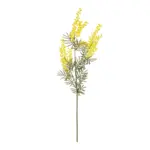 GloboStar® Artificial Garden YELLOW MIMOSA FRUIT BRANCH 21451 Τεχνητό Διακοσμητικό Κλαδί Κίτρινη Μιμόζα Y76cm - Image 2