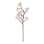GloboStar® Artificial Garden PINK CHERRY BLOSSOM BRANCH 21454 Τεχνητό Διακοσμητικό Κλαδί Ροζ Κερασίας Y67cm - Image 2