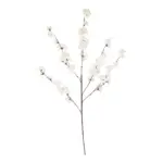GloboStar® Artificial Garden WHITE GUAXIA FLOWER BRANCH 21456 Τεχνητό Διακοσμητικό Κλαδί Λευκή Γκουάβα Y100cm - Image 2