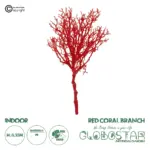 GloboStar® Artificial Garden RED CORAL BRANCH 21468 Τεχνητό Διακοσμητικό Κλαδί Κόκκινο Koράλι Y35cm